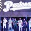 jugadores de pericos de puebla en la presentación del roster y el nuevo uniforme de la temporada 2026