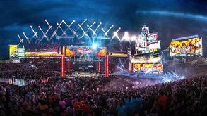 Escenario y ringside de WrestleMania 37 en 2021.