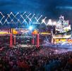 Escenario y ringside de WrestleMania 37 en 2021.