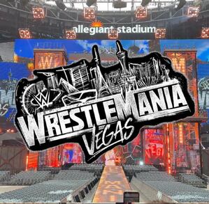 Imagen de la escenografía de WrestleMania 42 antes de revelarse oficialmente.