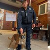 Perrita Chalco rescatada en el Palacio Municipal de Valle de Chalco