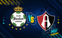 Los guerreros del Santos Laguna se miden este domingo a los rojinegros del Atlas en duelo de la fecha 15 del Clausura 2026 en la cancha del TSM