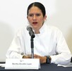Bertha Alcalde Luján, fiscal CdMx, durante conferencia por feminicidio de Edith Guadalupe