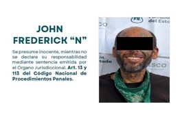 Ficha de detenido por la Fiscalía de Jalisco