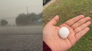 Granizo en Monterrey