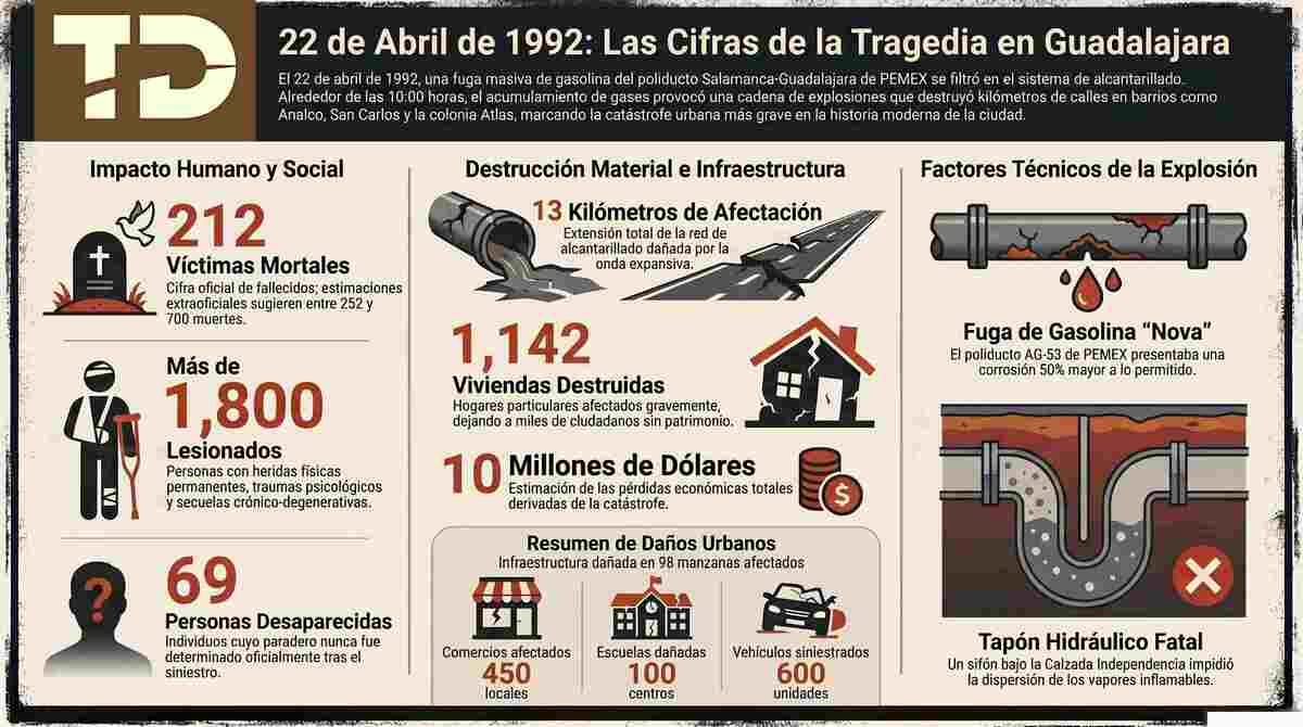 A más de tres décadas de las explosiones en Analco, Fernando Mercado narra el horror del 22 de abril de 1992: 