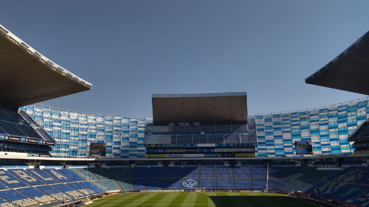 Estadio Cuauhtémoc, sede del partido de Puebla contra Querétaro 2026