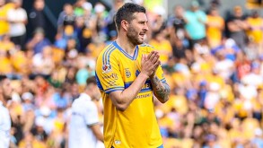 André Pierre Gignac, jugador de los Tigres de la UANL.