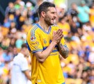 André Pierre Gignac, jugador de los Tigres de la UANL.