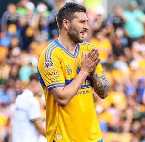 André Pierre Gignac, jugador de los Tigres de la UANL.