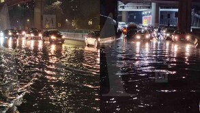 Lluvia deja graves afectaciones en vialidades de la CdMx.