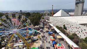 vista aérea del recinto de la feria de puebla 2026