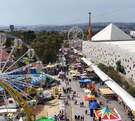 vista aérea del recinto de la feria de puebla 2026