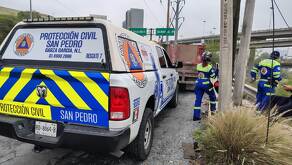 Movilización de Protección Civil de San Pedro por cuerpo de hombre.