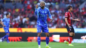 Rodrigo Aguirre, jugador de los Tigres de la UANL.