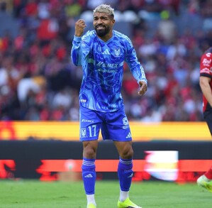 Rodrigo Aguirre, jugador de los Tigres de la UANL.