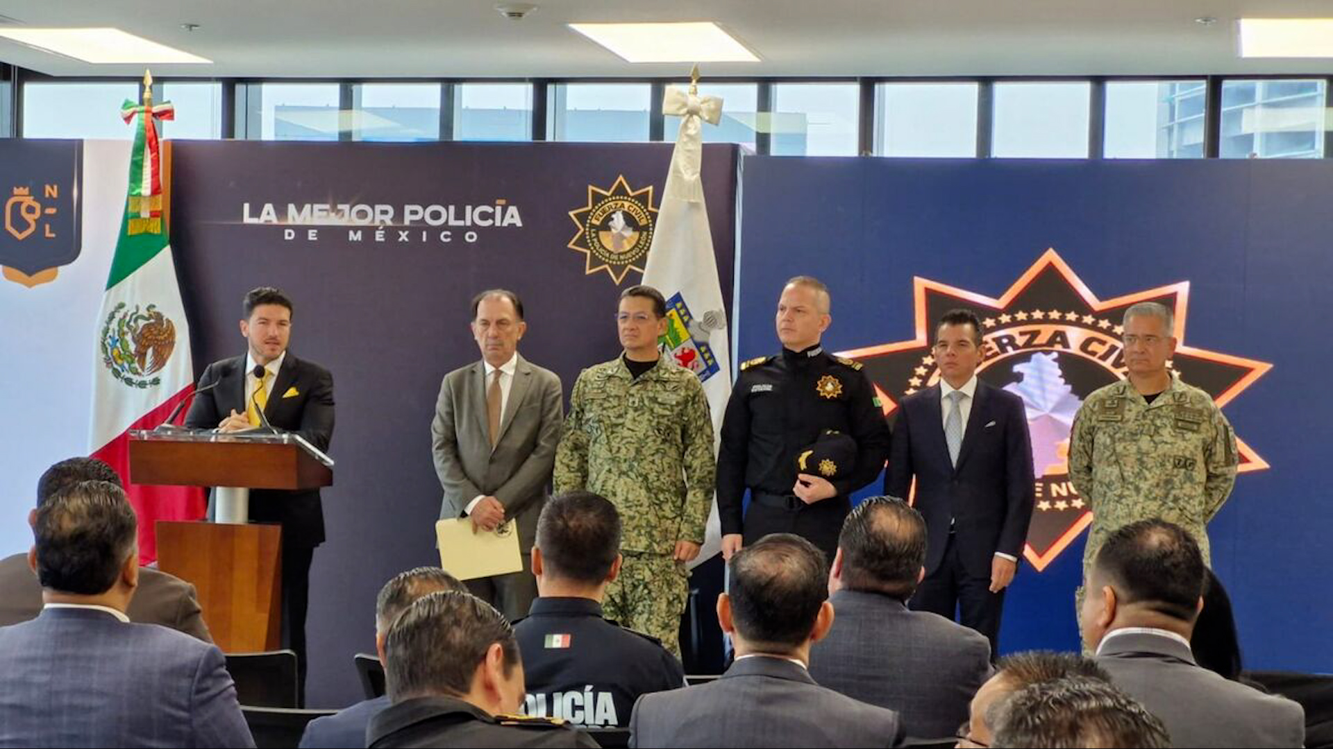 El gobernador Samuel García anunció que las reuniones de seguridad en Nuevo León serán diarias a partir del 11 de junio por el Mundial 2026. Conoce el nuevo C5.