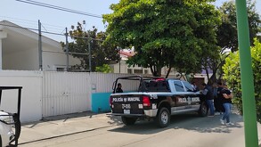 Policía de Zapopan en la colonia Chapalita