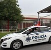 Movilización de Policía de San Nicolás afuera de secundaria.