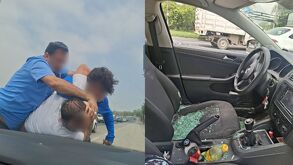 detenidos pelea Carretera Nacional