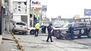 Movilización por persecución en Monterrey.