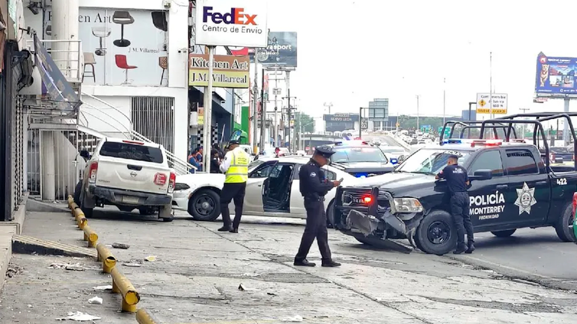 Los hechos ocurrieron luego que un hombre en situación de calle se apoderara de una camioneta perteneciente a una empresa ferroviaria.