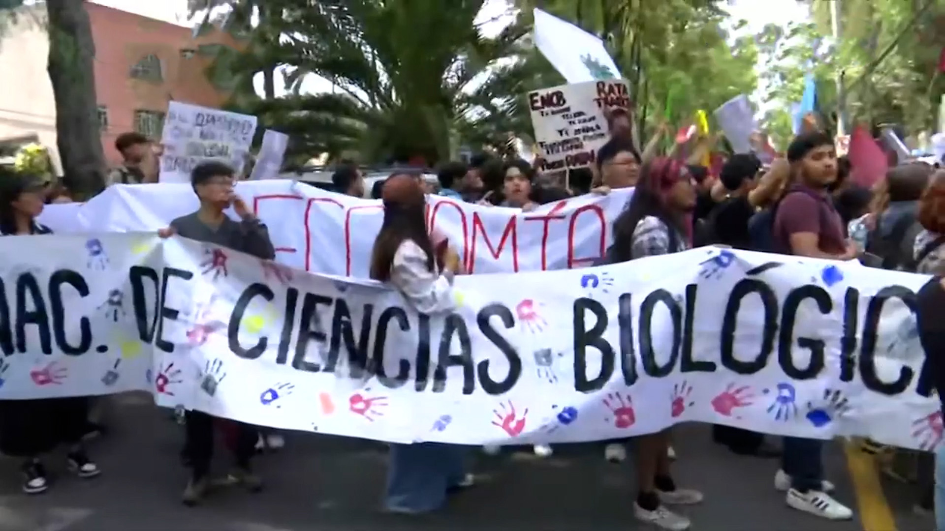 Alumnos del IPN denuncian desvío de fondos y exigen la renuncia del director Arturo Reyes Sandoval durante marcha en la CdMx. Consulta el pliego petitorio aquí.