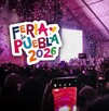 personas enfrente al escenario del teatro del pueblo de la feria de puebla 2026