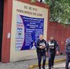 Operativo policiaco en secundaria por alumno con arma blanca