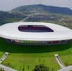 Una fotografía aérea del Estadio Akron, sede para el partido de Chivas vs Tijuana este sabado 24 de abril