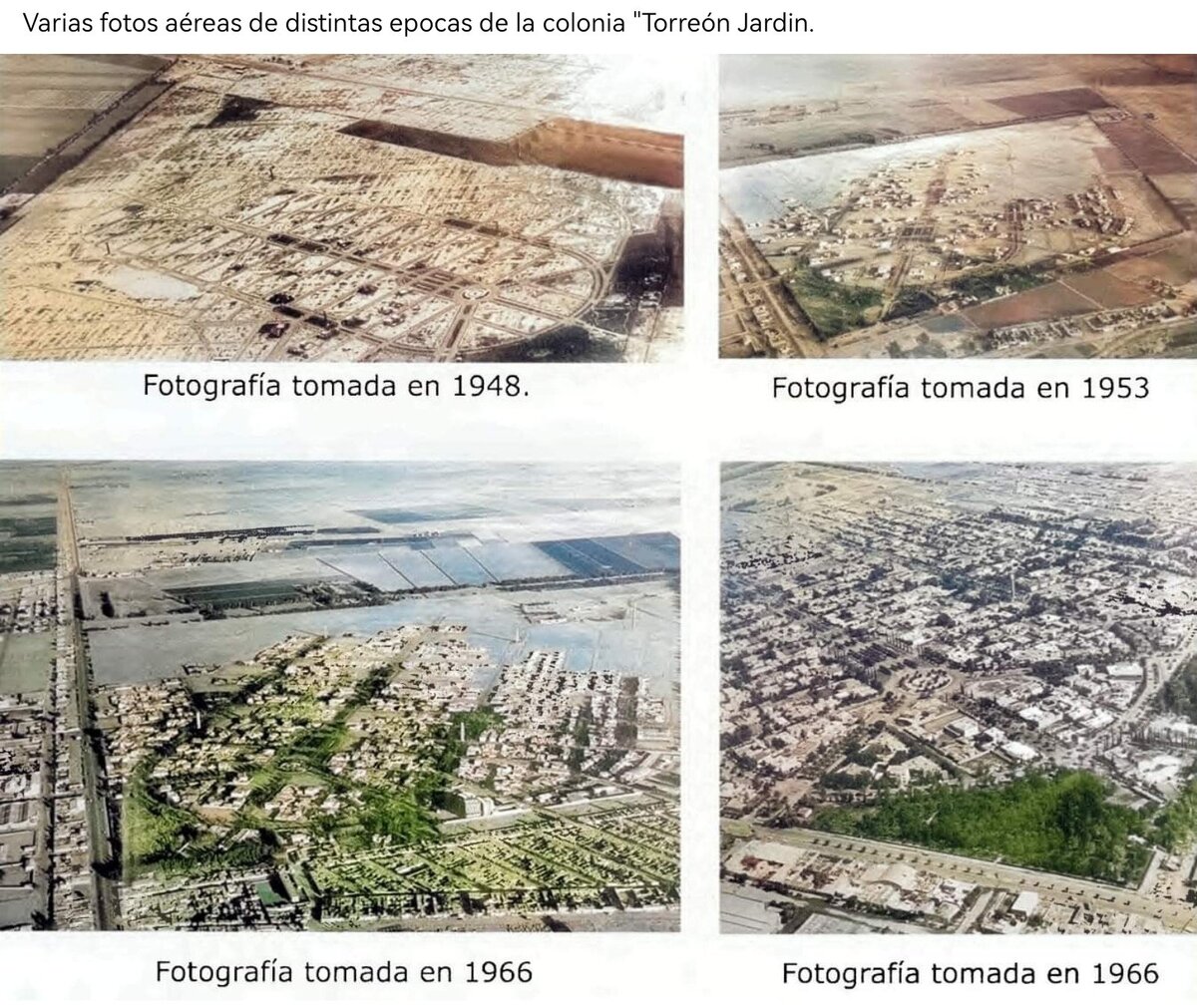 Tomas aéreas de Torreón Jardín.