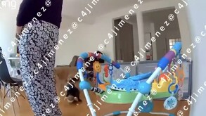 Suegra de Carolina Flores momentos antes de asesinar a la exreina de belleza.