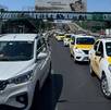 Taxistas en vialidad