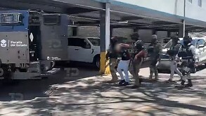 Bajo un fuerte operativo de la Guardia Nacional y el Ejército, trasladan a Puente Grande al presunto responsable del multihomicidio en La Nogalera.