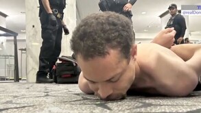 Foto del tirador detenido en Washington. Captura de video compartido por Trump.