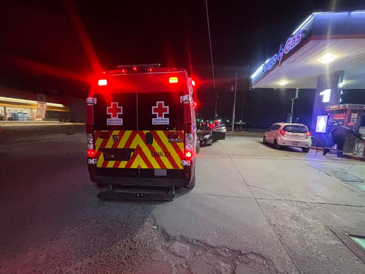 El vehículo dañado tras el percance