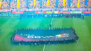 Bandera de la Liga MX Femenil previo a la Final del Apertura 2025.