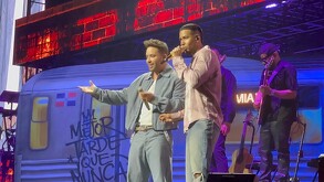 Romeo Santos y Prince Royce en Miami.