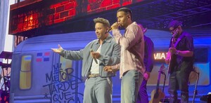 Romeo Santos y Prince Royce en Miami.