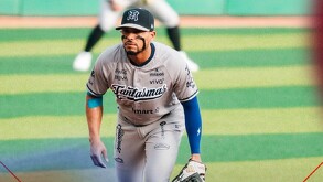 Jugador de Sultanes de Monterrey durante el partido ante Dorados.