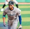 Jugador de Sultanes de Monterrey durante el partido ante Dorados.