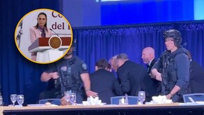 Trump y otros altos dirigentes de Estados Unidos fueron evacuados de la cena anual