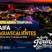 AIFA anuncia la apertura de una ruta temporal sin escalas a la Feria de San Marcos, esto para agilizar la llegada al estado de Aguascalientes.