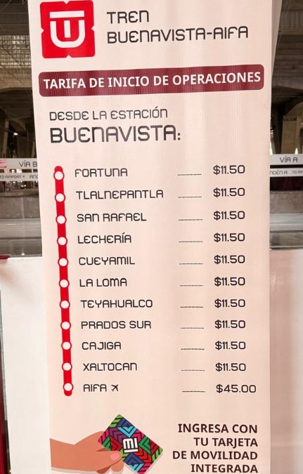 Estaciones de la Línea 2 del Tren Suburbano Lechería-AIFA.