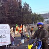 Manifestantes en autopista México-Pachuca.