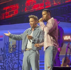 Romeo Santos y Prince Royce en Miami.