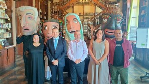 Alejandro Aguirre Curiel y Gerardo Ascencio se reúnen para planear el segundo Festival de las Culturas Vivas de la Ribera 2026 en Chapala, Jalisco