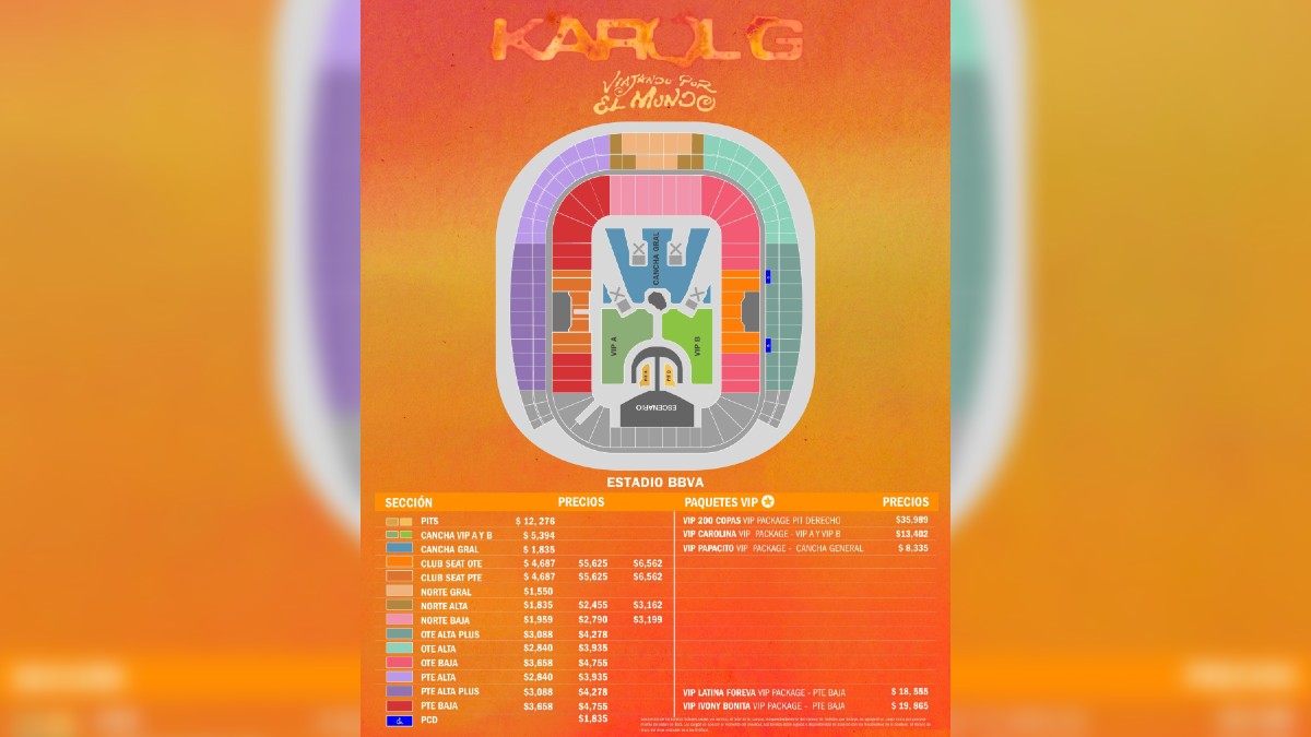 Los boletos arrancan con tarifas accesibles en las zonas generales.