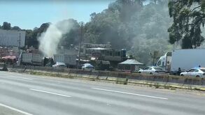 Balacera autopista México-Puebla