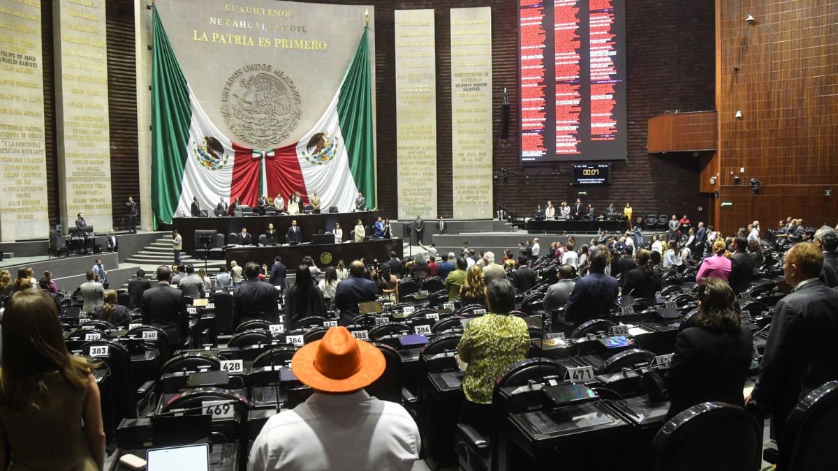Cámara de Diputados de México en sesión